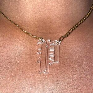 Melody Ehsani Initial Necklace